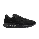 Nike Air Max 1 '86 OG Vanta Black nízke streetové tenisky čierne — produktová fotografia na bielom pozadí, bočný pohľad