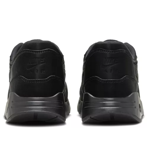 Nike Air Max 1 '86 OG Vanta Black nízke streetové tenisky čierne — produktová fotografia na bielom pozadí, bočný pohľad