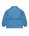 Nike x NOCTA Opal Lily Pad Denim Shirt Blue Denim tričko modré — produktová fotografia na bielom pozadí, bočný pohľad