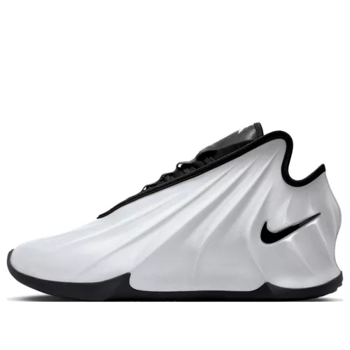 Nike GT Future Metallic Silver nízke basketbalové tenisky strieborné — produktová fotografia na bielom pozadí, bočný pohľad