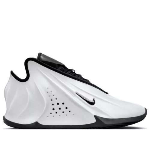 Nike GT Future Metallic Silver nízke basketbalové tenisky strieborné — produktová fotografia na bielom pozadí, bočný pohľad