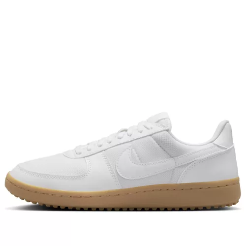 Nike Field General '82 White Gum dámske nízke streetové tenisky biele-hnedé — produktová fotografia na bielom pozadí, bočný pohľad