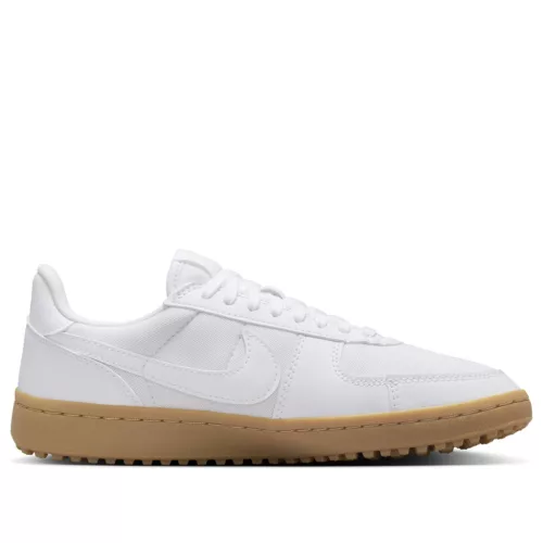Nike Field General '82 White Gum dámske nízke streetové tenisky biele-hnedé — produktová fotografia na bielom pozadí, bočný pohľad
