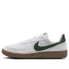 Nike Field General White Gum Dark Brown Gorge Green dámske nízke streetové tenisky biele-zelené — produktová fotografia na bielom pozadí, bočný pohľad
