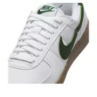 Nike Field General White Gum Dark Brown Gorge Green dámske nízke streetové tenisky biele-zelené — produktová fotografia na bielom pozadí, bočný pohľad