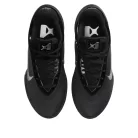 Nike A'ja Wilson A'One Black Dark Smoke Grey dámske nízke basketbalové tenisky čierne-strieborné — produktová fotografia na bielom pozadí, bočný pohľad