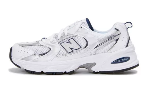 New Balance 530 White Natural Indigo (GS) detské nízke mestské tenisky biele