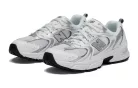 New Balance 530 White Natural Indigo detské nízke streetové tenisky biele-indigové — produktová fotografia na bielom pozadí, bočný pohľad