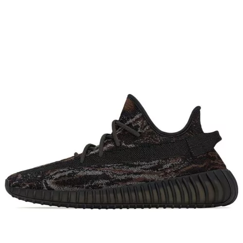 adidas Yeezy Boost 350 V2 MX Rock nízke streetové tenisky — produktová fotografia na bielom pozadí, bočný pohľad