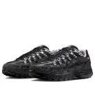 Nike P-6000 Suede Anthracite Metallic Silver nízke streetové tenisky tmavosivé-strieborné — produktová fotografia na bielom pozadí, bočný pohľad