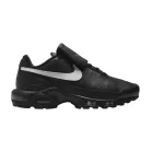 Nike Air Max Plus Tiempo Black White dámske nízke kopačky čierne-biele — produktová fotografia na bielom pozadí, bočný pohľad
