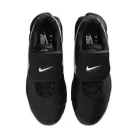 Nike Air Max Plus Tiempo Black White dámske nízke kopačky čierne-biele — produktová fotografia na bielom pozadí, bočný pohľad