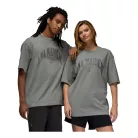 Jordan X A Ma Maniere T-Shirt Grey tričko sivé — produktová fotografia na bielom pozadí, bočný pohľad