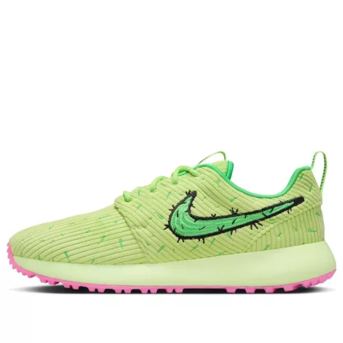Nike Roshe Golf 2 Waste Management Phoenix Open Prickly Pear nízke streetové tenisky — produktová fotografia na bielom pozadí, bočný pohľad