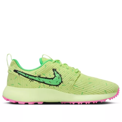 Nike Roshe Golf 2 Waste Management Phoenix Open Prickly Pear nízke streetové tenisky — produktová fotografia na bielom pozadí, bočný pohľad