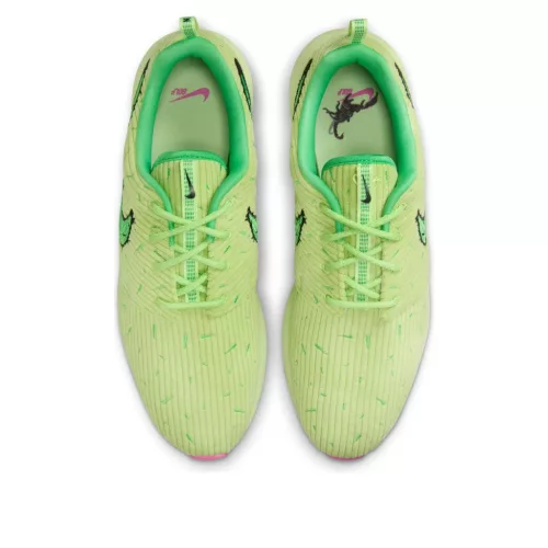 Nike Roshe Golf 2 Waste Management Phoenix Open Prickly Pear nízke streetové tenisky — produktová fotografia na bielom pozadí, bočný pohľad