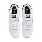 Nike SB Dunk Low 'White Black' Alacsony Szárú Gördeszkás Cipő Fehér-Fekete – Zoom Air Dupla Sűrűségű Talp