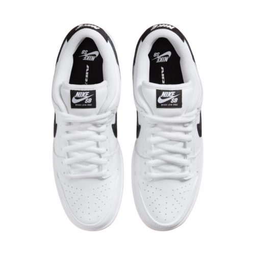 Nike SB Dunk Low 'White Black' Alacsony Szárú Gördeszkás Cipő Fehér-Fekete – Zoom Air Dupla Sűrűségű Talp