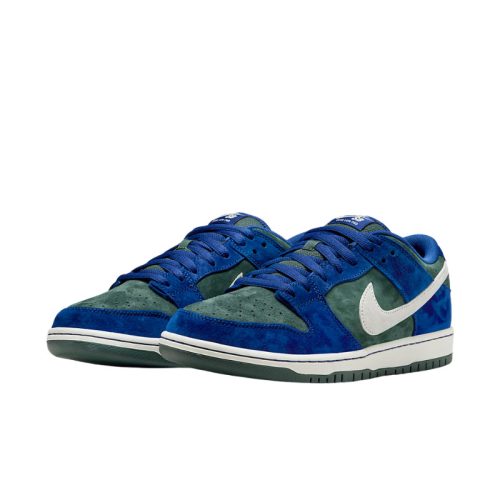 Nike SB Dunk Low 'Deep Royal Blue' Alacsony Szárú Gördeszkás Cipő Mélykék-Fehér – Zoom Air Dupla Talp