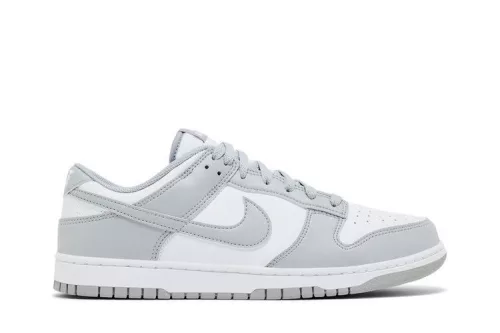 Nike Dunk Low White Light Smoke Grey pánske nízke mestské tenisky biele sivé