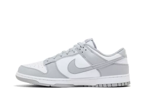 Nike Dunk Low White Light Smoke Grey pánske nízke mestské tenisky biele sivé