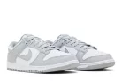 Nike Dunk Low White Light Smoke Grey pánske nízke mestské tenisky biele sivé