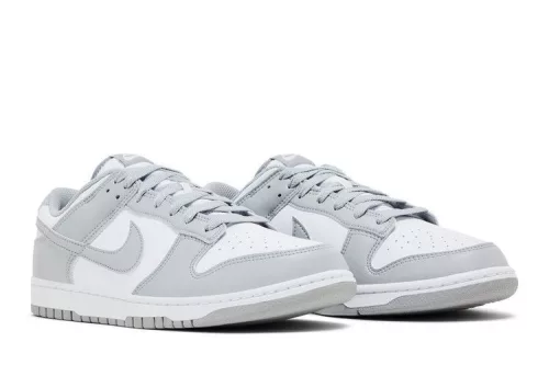 Nike Dunk Low White Light Smoke Grey pánske nízke mestské tenisky biele sivé