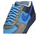 Nike Air Force 1 Low SP Stash (2024) nízke streetové tenisky sivé-modré — produktová fotografia na bielom pozadí, bočný pohľad