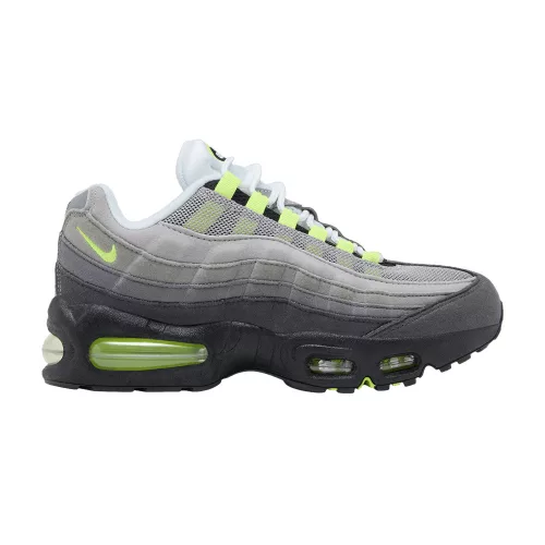 Nike Air Max 95 Big Bubble Neon (GS) detské nízke mestské tenisky čierne žlté šedé