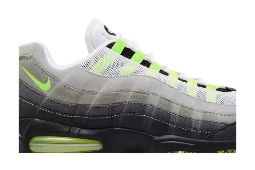 Nike Air Max 95 Big Bubble Neon (GS) detské nízke mestské tenisky čierne žlté šedé