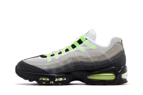 Nike Air Max 95 Big Bubble Neon (GS) detské nízke mestské tenisky čierne žlté šedé