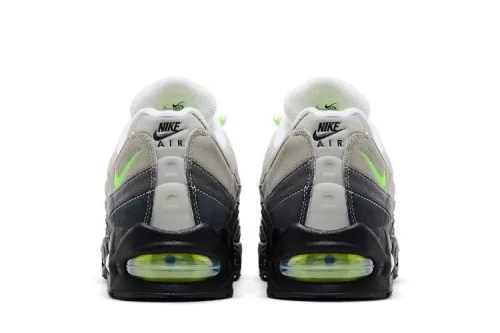 Nike Air Max 95 Big Bubble Neon (GS) detské nízke mestské tenisky čierne žlté šedé
