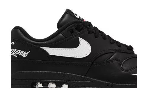 Supreme x Nike Air Max 1 '87 SP 'Black White' pánske nízke mestské tenisky čierne