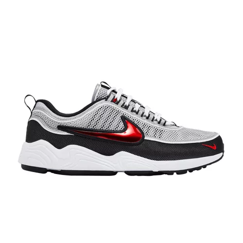 Nike Air Zoom Spiridon OG Sport Red (2024) nízke streetové tenisky červené — produktová fotografia na bielom pozadí, bočný pohľad