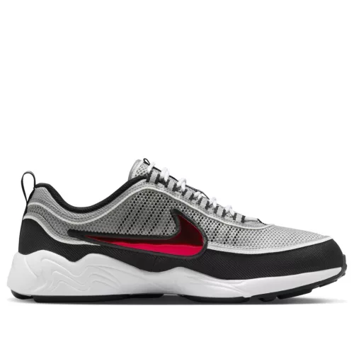 Nike Air Zoom Spiridon OG Sport Red (2024) nízke streetové tenisky červené — produktová fotografia na bielom pozadí, bočný pohľad