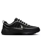 Nike Air Zoom Spiridon Black Metallic Silver nízke streetové tenisky čierne-strieborné — produktová fotografia na bielom pozadí, bočný pohľad