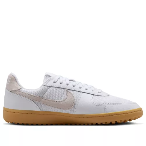Nike Field General '82 White Gum nízke streetové tenisky biele — produktová fotografia na bielom pozadí, bočný pohľad