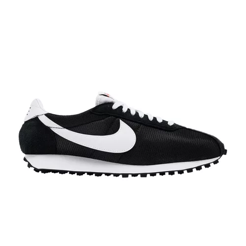 Nike LD-1000 Black White nízke streetové tenisky čierne-biele — produktová fotografia na bielom pozadí, bočný pohľad