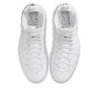 Nike Air Foamposite One Triple White nízke streetové tenisky biele — produktová fotografia na bielom pozadí, bočný pohľad