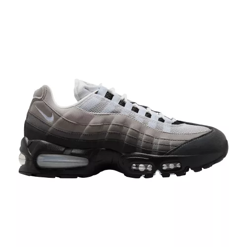 Nike Air Max 95 OG Big Bubble Blue Tint dámske nízke streetové tenisky modré — produktová fotografia na bielom pozadí, bočný pohľad
