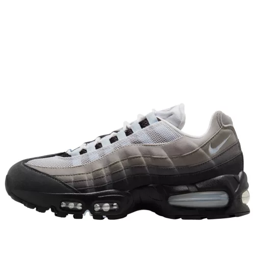 Nike Air Max 95 OG Big Bubble Blue Tint dámske nízke streetové tenisky modré — produktová fotografia na bielom pozadí, bočný pohľad