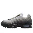 Nike Air Max 95 OG Big Bubble Black Medium Olive dámske nízke streetové tenisky olivové-čierne — produktová fotografia na bielom pozadí, bočný pohľad