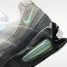 Nike Air Max 95 OG Big Bubble Fresh Mint dámske nízke streetové tenisky mentolové — produktová fotografia na bielom pozadí, bočný pohľad