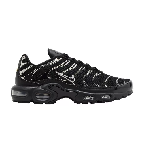 Nike Air Max Plus SE Black Chrome Silver (Women's) dámske nízke mestské tenisky čierne
