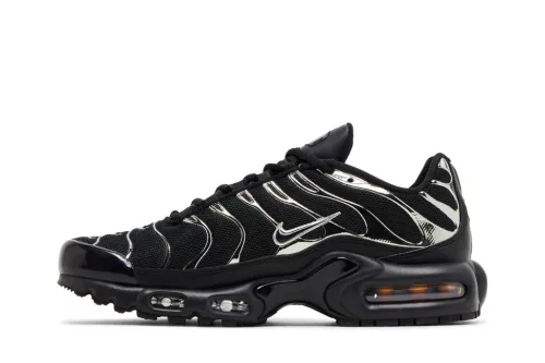 Nike Air Max Plus SE Black Chrome Silver (Women's) dámske nízke mestské tenisky čierne