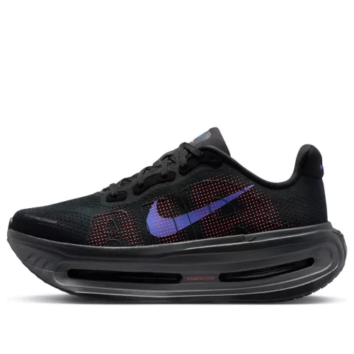 Nike Vomero Premium Black Sapphire Rose dámske nízke bežecké tenisky čierne — produktová fotografia na bielom pozadí, bočný pohľad