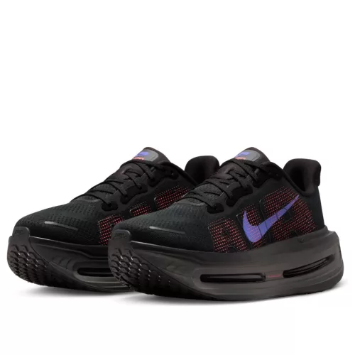 Nike Vomero Premium Black Sapphire Rose dámske nízke bežecké tenisky čierne — produktová fotografia na bielom pozadí, bočný pohľad