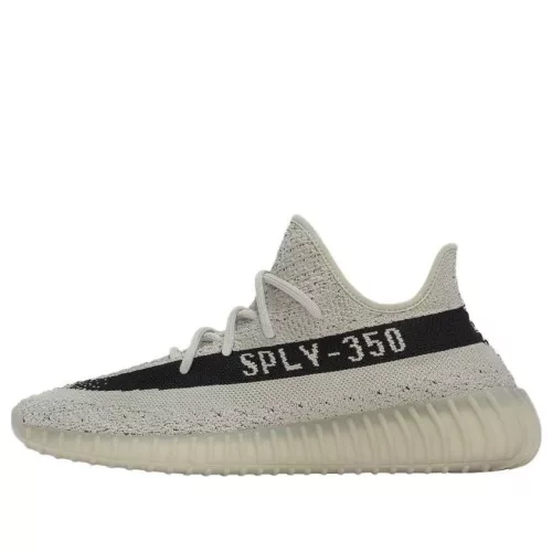 adidas Yeezy Boost 350 V2 Slate nízke streetové tenisky — produktová fotografia na bielom pozadí, bočný pohľad