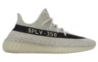 adidas Yeezy Boost 350 V2 Slate nízke streetové tenisky — produktová fotografia na bielom pozadí, bočný pohľad