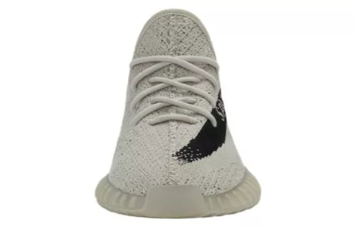 adidas Yeezy Boost 350 V2 Slate nízke streetové tenisky — produktová fotografia na bielom pozadí, bočný pohľad